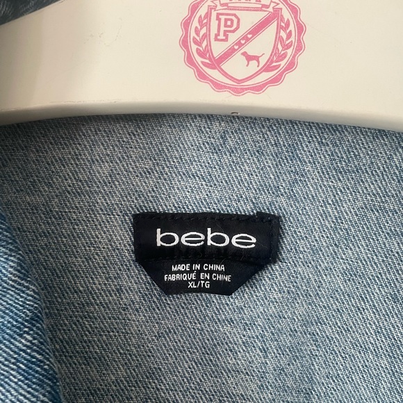 Bebe Gorgeous jacket  xl but can fit a m zice to.perfect condition stones - Picture 2 of 5